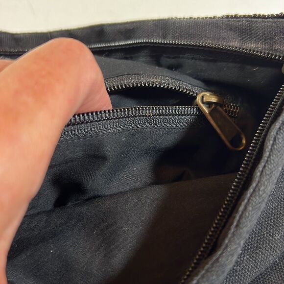 TINTORETTO Women’s Boho Glass Seed Bead Foldover Clutch Black/Blue/Green 6”x 11” - Picture 11 of 15